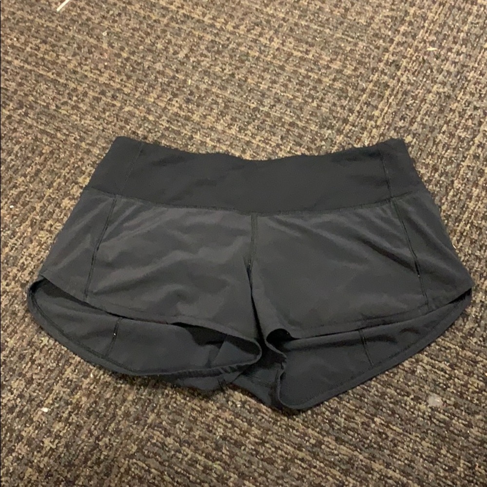 Black lulu lemon shorts